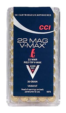 CCI 0073  22 WMR 30 VMAX                   5040