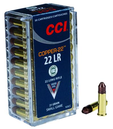 CCI 925CC 22 LR COPPER 21 CHP              50100