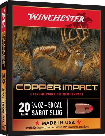 WIN X20CLF COPPER IMPACT SABOT 3/4 SLUG 5/20