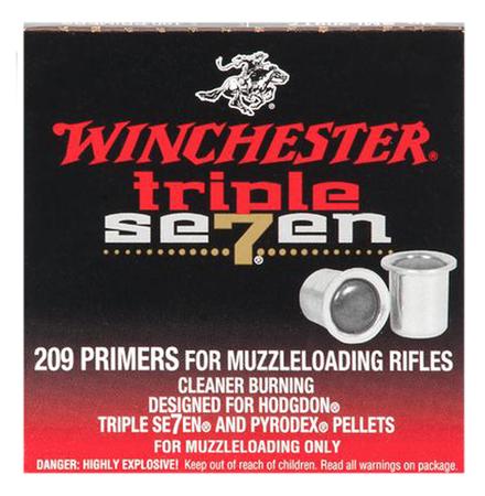 WINCHESTER MUZZLELOADING SML209T7 209 TRIPLE SEVEN MUZZLELOADING PRIMERS 100 PER