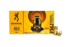 BROWNING TRAINING & PRACTICE 45 ACP 185 GRAIN FMJ 50 RD