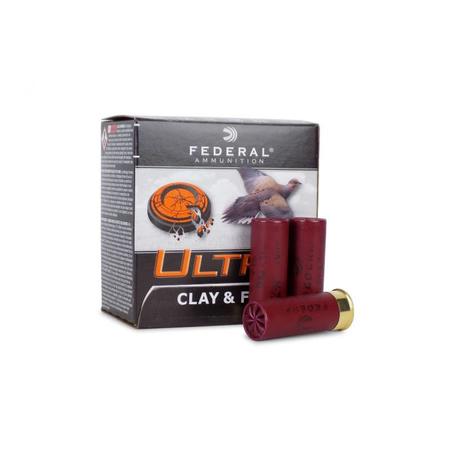 FEDERAL ULTRA CLAY + FIELD #7.5 1-/8OZ 12GA 25RNDS